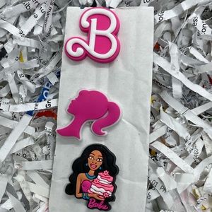 Barbie crocs charms (3pcs)